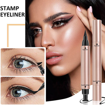 💥 Kup 1 i otrzymaj 1 gratis 🥰 Trójkątny eyeliner w płynie z podwójną główką