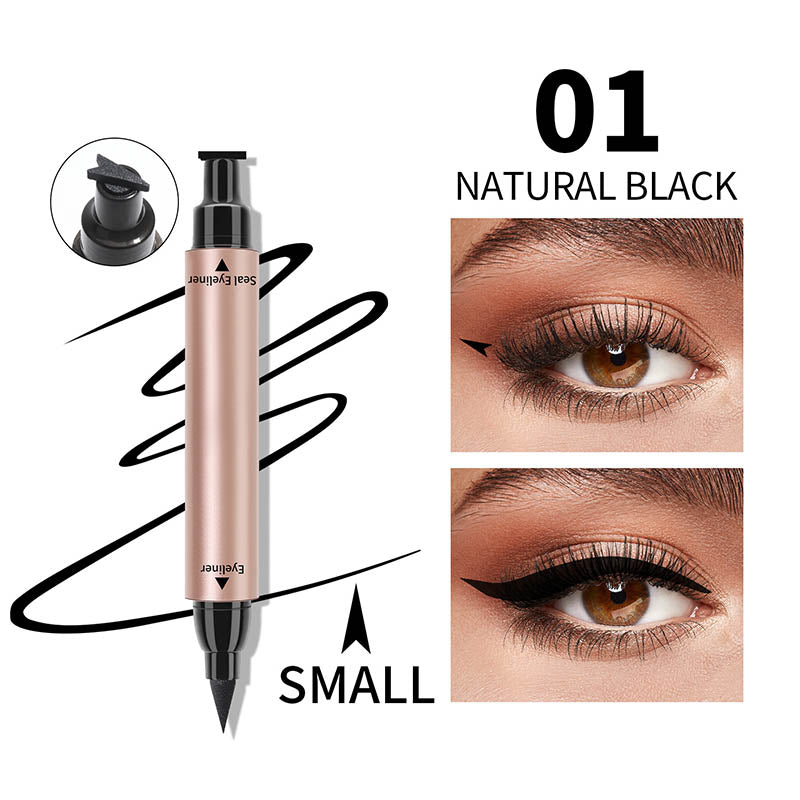 💥 Kup 1 i otrzymaj 1 gratis 🥰 Trójkątny eyeliner w płynie z podwójną główką