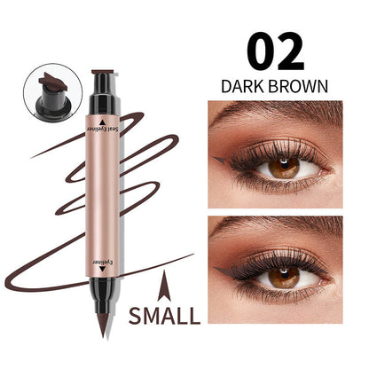 💥 Kup 1 i otrzymaj 1 gratis 🥰 Trójkątny eyeliner w płynie z podwójną główką